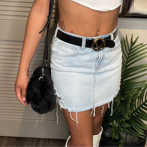 Women’s Pacsun Light Blue Skirt - Picture 3 of 6